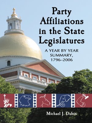 cover image of Party Affiliations in the State Legislatures